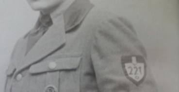 Preview: drei alte Glasnegative - Portrait eines R.A.D. Mannes - Abteilung 221/6